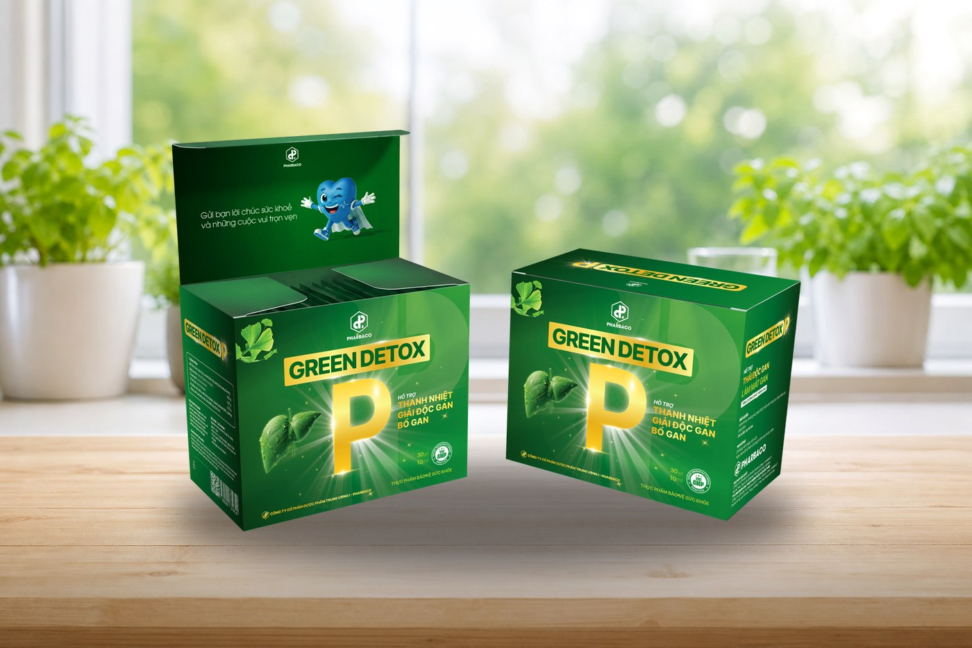 Hộp trưng bày GREEN DETOX P 30 gói